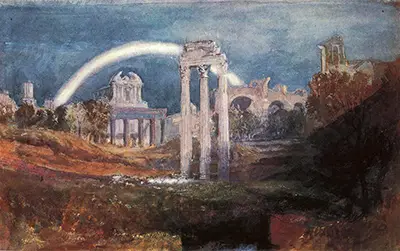 Rome the Forum with a Rainbow William Turner
